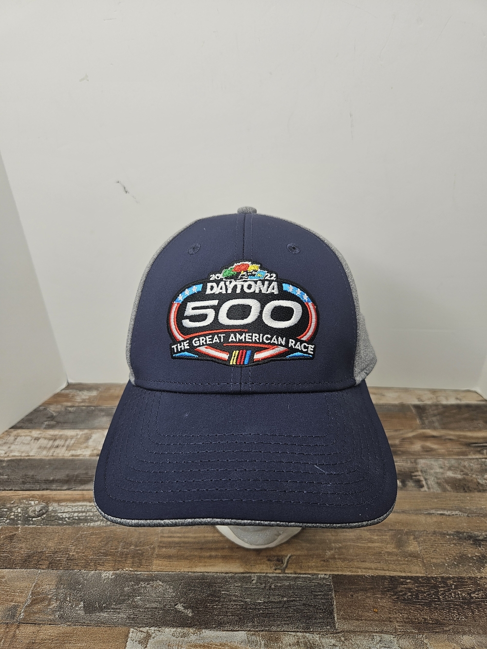 2022 Daytona 500 The Great American Race Hat Cap NASCAR The Game Adjustable Navy